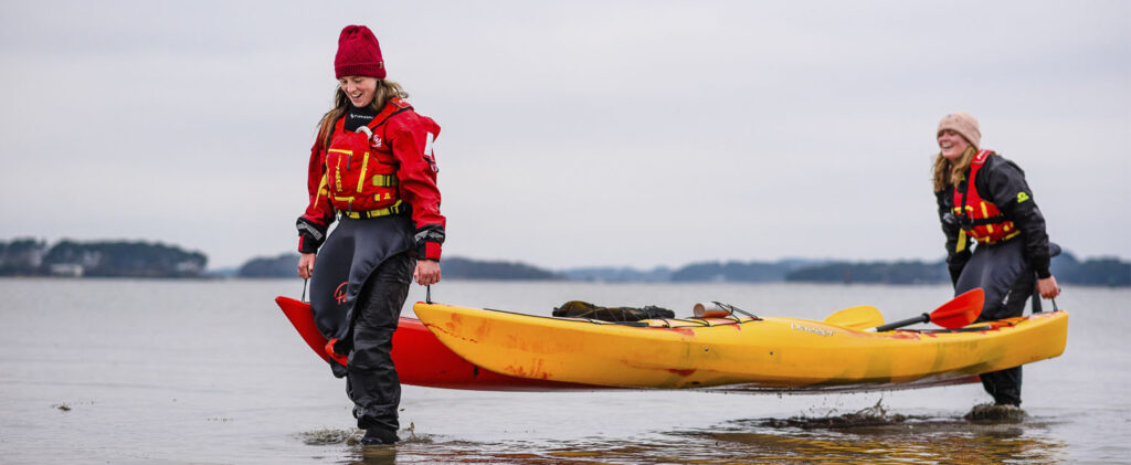 Boats and outdoor instructors