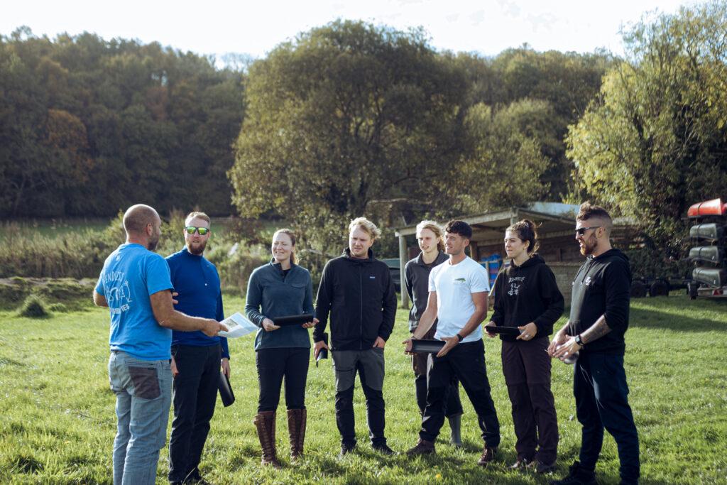 People in outdoor pursuits