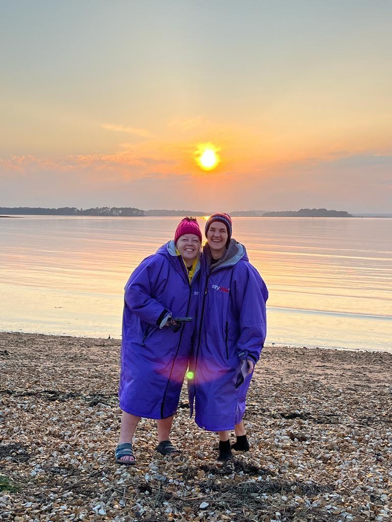 Wild Swimming Retreat sunset