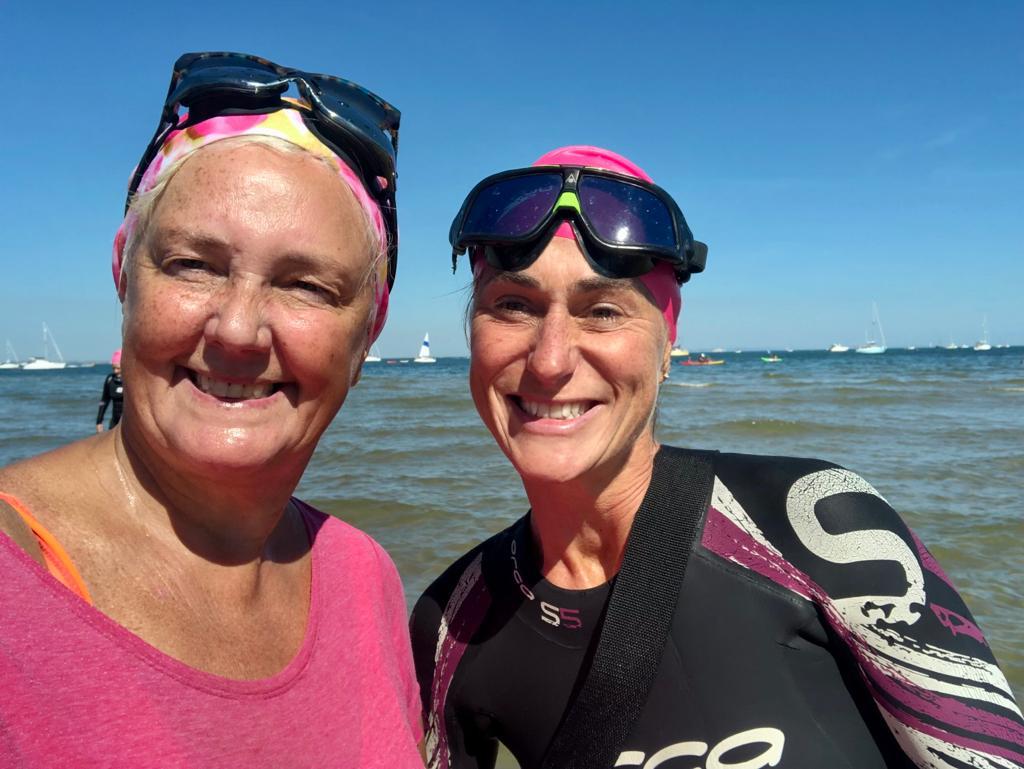 Wild Swimming retreat - two female swimmers